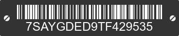 2026 TESLA Model Y 7SAYGDED9TF429535 VIN decoded