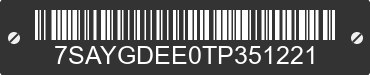 2026 TESLA Model Y 7SAYGDEE0TP351221 VIN decoded