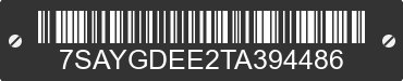 2026 TESLA Model Y 7SAYGDEE2TA394486 VIN decoded