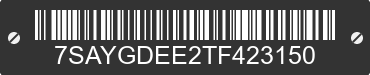 2026 TESLA Model Y 7SAYGDEE2TF423150 VIN decoded