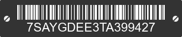 2026 TESLA Model Y 7SAYGDEE3TA399427 VIN decoded