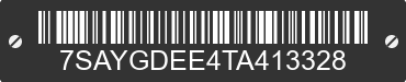 2026 TESLA Model Y 7SAYGDEE4TA413328 VIN decoded