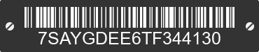 2026 TESLA Model Y 7SAYGDEE6TF344130 VIN decoded