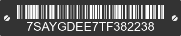 2026 TESLA Model Y 7SAYGDEE7TF382238 VIN decoded