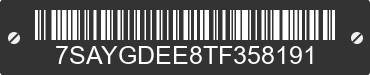 2026 TESLA Model Y 7SAYGDEE8TF358191 VIN decoded