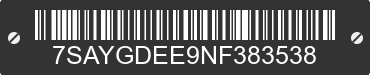 2022 TESLA Model Y 7SAYGDEE9NF383538 VIN decoded