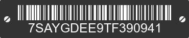 2026 TESLA Model Y 7SAYGDEE9TF390941 VIN decoded