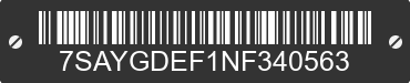 2022 TESLA Model Y 7SAYGDEF1NF340563 VIN decoded
