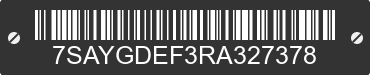 2024 TESLA Model Y 7SAYGDEF3RA327378 VIN decoded