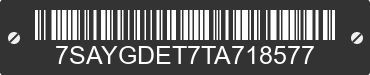 2026 TESLA Model Y 7SAYGDET7TA718577 VIN decoded