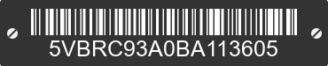 2011 TIFFIN MOTORHOMES, INC Breeze 5VBRC93A0BA113605 VIN decoded
