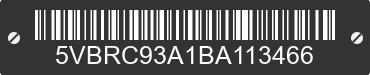 2011 TIFFIN MOTORHOMES, INC Breeze 5VBRC93A1BA113466 VIN decoded