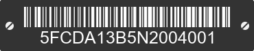2022 TOMBERLIN E-merge 5FCDA13B5N2004001 VIN decoded