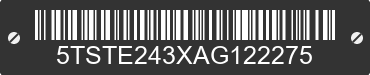 2010 TOMBERLIN E-merge 5TSTE243XAG122275 VIN decoded