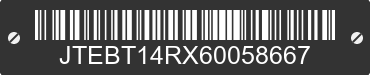 2006 TOYOTA 4-Runner JTEBT14RX60058667 VIN decoded