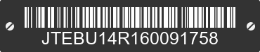 2006 TOYOTA 4-Runner JTEBU14R160091758 VIN decoded