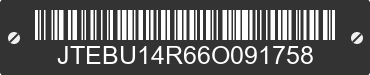 2006 TOYOTA 4-Runner JTEBU14R66O091758 VIN decoded