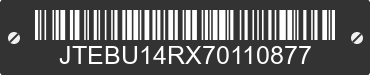 2007 TOYOTA 4-Runner JTEBU14RX70110877 VIN decoded