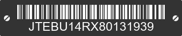 2008 TOYOTA 4-Runner JTEBU14RX80131939 VIN decoded