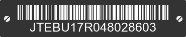 2004 TOYOTA 4-Runner JTEBU17R048028603 VIN decoded