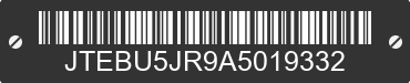 2010 TOYOTA 4-Runner JTEBU5JR9A5019332 VIN decoded
