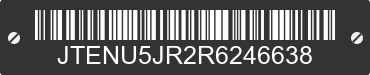 2024 TOYOTA 4-Runner JTENU5JR2R6246638 VIN decoded