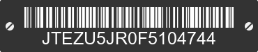 2015 TOYOTA 4-Runner JTEZU5JR0F5104744 VIN decoded