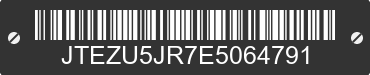 2014 TOYOTA 4-Runner JTEZU5JR7E5064791 VIN decoded