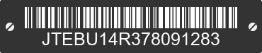 2007 TOYOTA 4Runner JTEBU14R378091283 VIN decoded