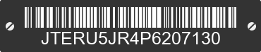 2023 TOYOTA 4Runner JTERU5JR4P6207130 VIN decoded