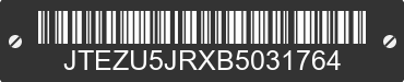 2011 TOYOTA 4Runner JTEZU5JRXB5031764 VIN decoded