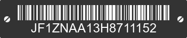 2017 TOYOTA 86 JF1ZNAA13H8711152 VIN decoded
