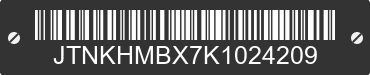 2019 TOYOTA C-HR JTNKHMBX7K1024209 VIN decoded