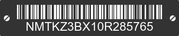 0 TOYOTA C-HR NMTKZ3BX10R285765 VIN decoded