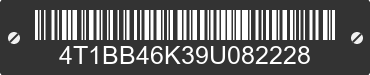 2009 TOYOTA Camry 4T1BB46K39U082228 VIN decoded
