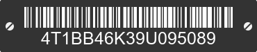 2009 TOYOTA Camry 4T1BB46K39U095089 VIN decoded