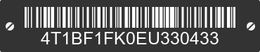 2014 TOYOTA Camry 4T1BF1FK0EU330433 VIN decoded
