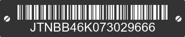 2007 TOYOTA Camry JTNBB46K073029666 VIN decoded