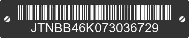 2007 TOYOTA Camry JTNBB46K073036729 VIN decoded