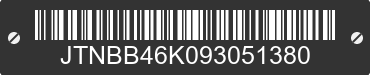 2009 TOYOTA Camry JTNBB46K093051380 VIN decoded