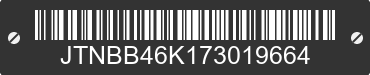 2007 TOYOTA Camry JTNBB46K173019664 VIN decoded