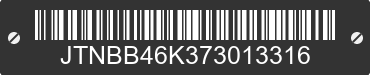 2007 TOYOTA Camry JTNBB46K373013316 VIN decoded