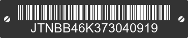 2007 TOYOTA Camry JTNBB46K373040919 VIN decoded