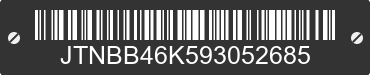 2009 TOYOTA Camry JTNBB46K593052685 VIN decoded