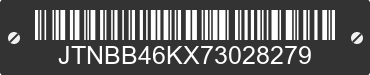 2007 TOYOTA Camry JTNBB46KX73028279 VIN decoded