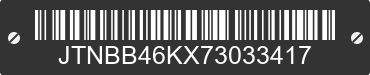 2007 TOYOTA Camry JTNBB46KX73033417 VIN decoded