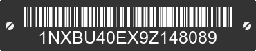 2009 TOYOTA Corolla 1NXBU40EX9Z148089 VIN decoded