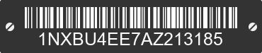 2010 TOYOTA Corolla 1NXBU4EE7AZ213185 VIN decoded