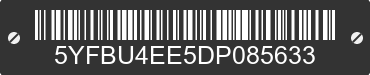 2013 TOYOTA Corolla 5YFBU4EE5DP085633 VIN decoded