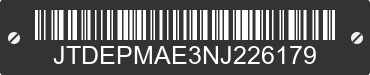 2022 TOYOTA Corolla JTDEPMAE3NJ226179 VIN decoded